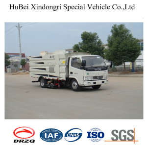 4cbm Dongfeng Street Dust Suction Road Sweeper Truck